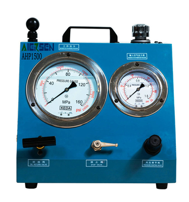 qualidade  1200 Bar Hydraulic High Pressure Pump Steel Portable Pneumatic Pump fábrica